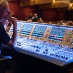 Audio mixing console for performing arts venue