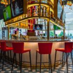 Video displays at MGM National Harbor bar