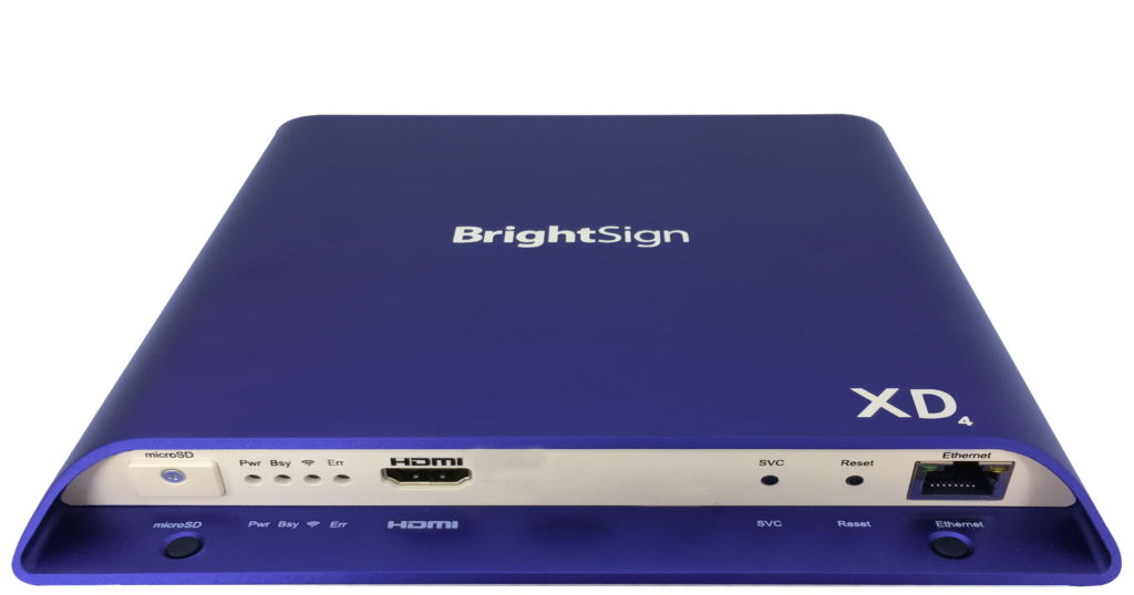 BrightSign XD234 front panel