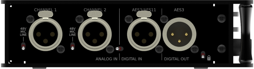 CEDAR Audio DNS 2 left connectors diagram