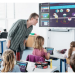 Smarttech smart board in the classroom