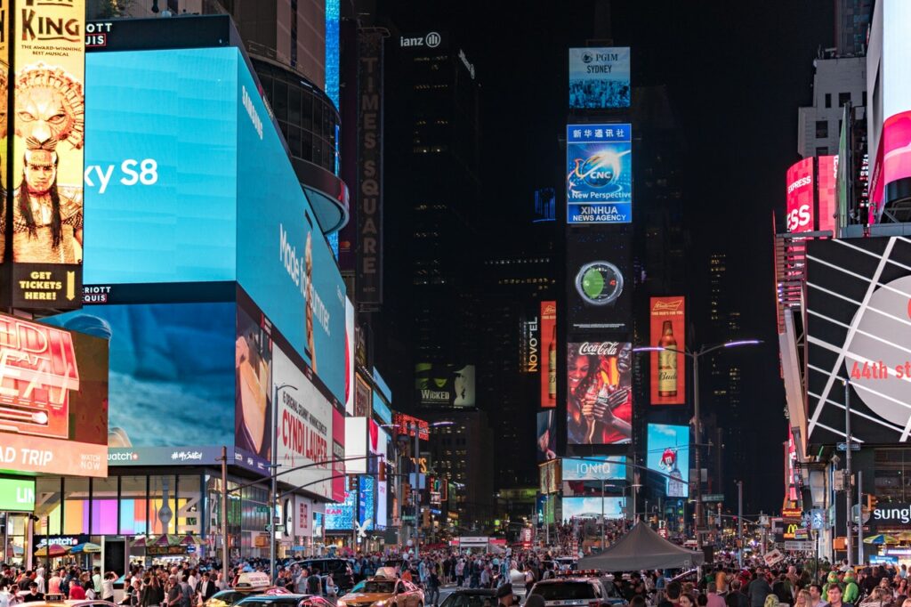 Times Square, NYC at night