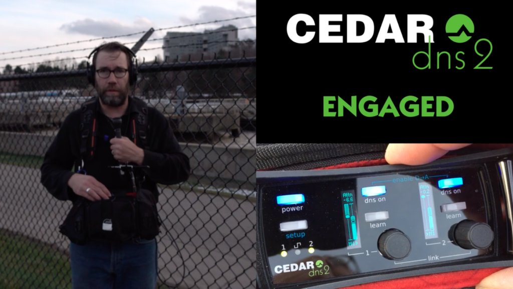 CEDAR Audio DNS 2 demonstration in the field