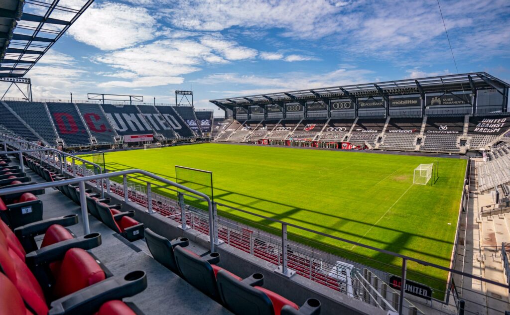 DC United Audi Field party suite overlooking pitch