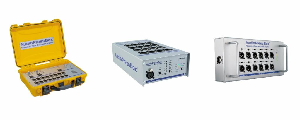 AudioPressBox product line