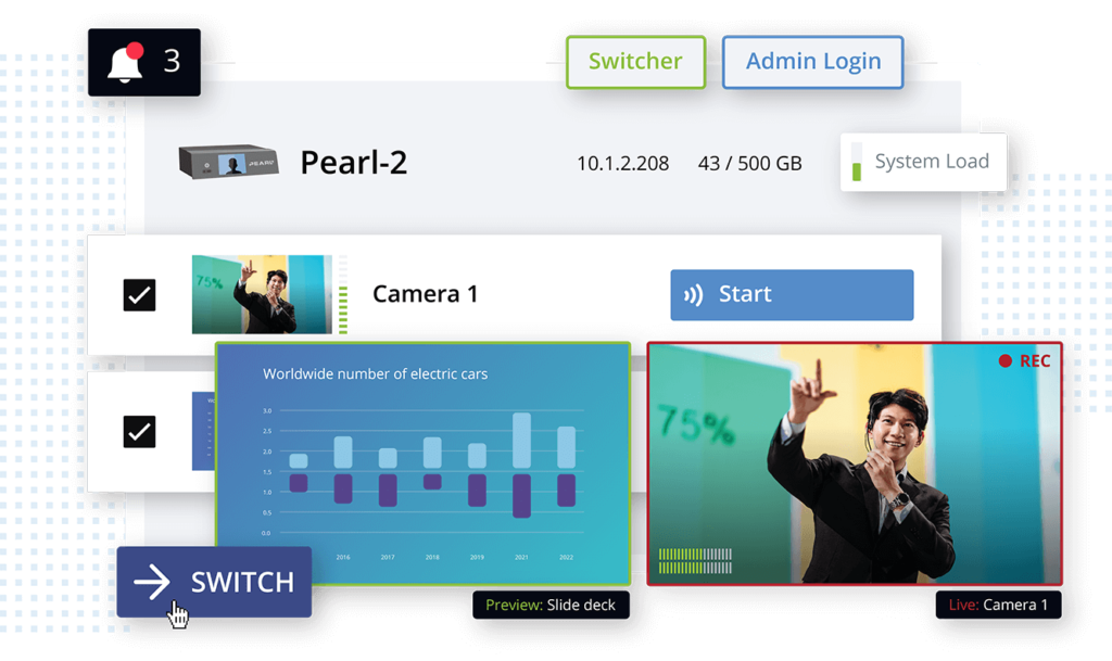 Epiphan Edge remote management for Epiphan hardware.